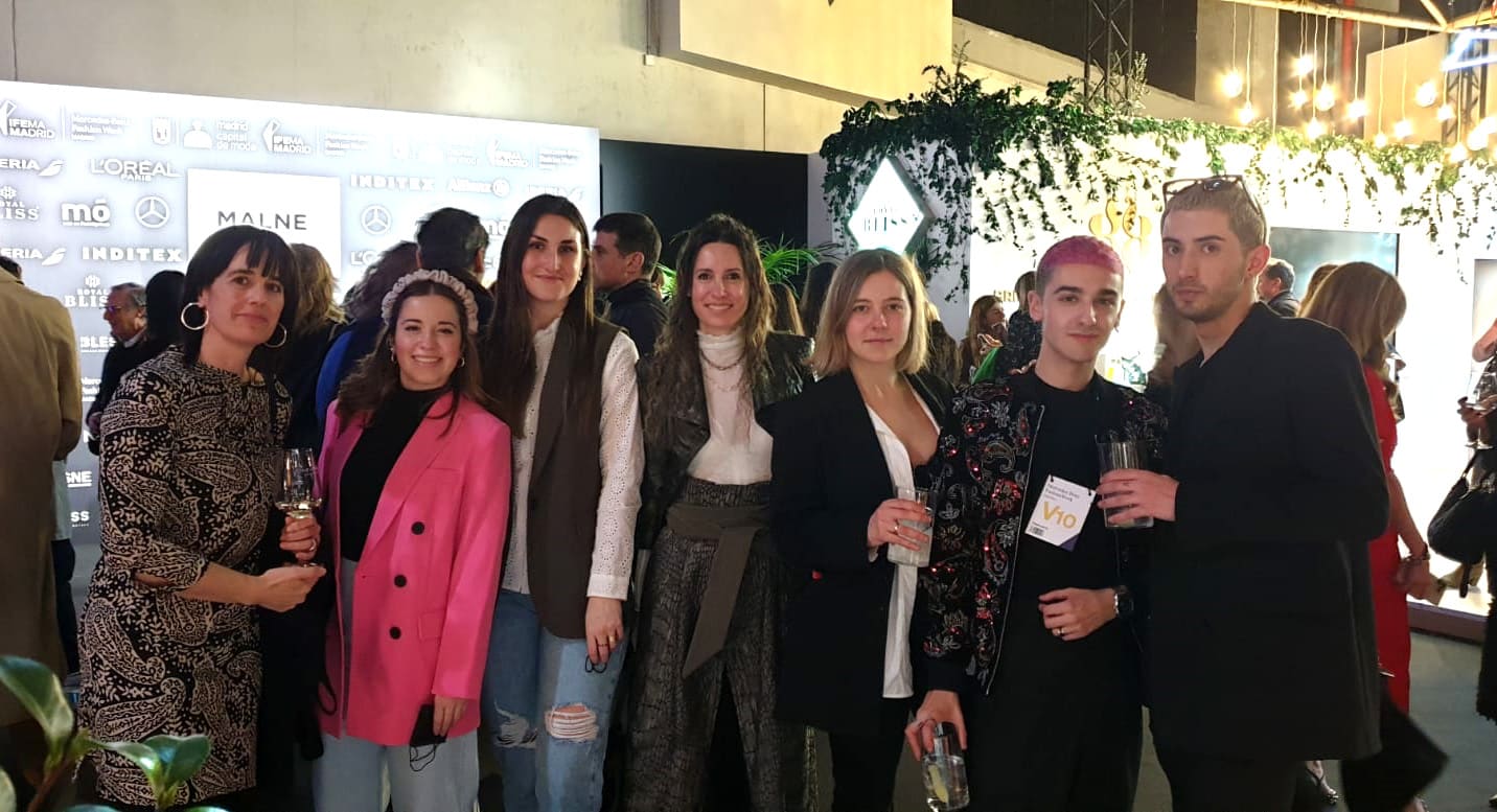 Estudiantes de Creanavarra acuden a los desfiles de Malne y Dominnico en la Mercedes Benz Fashion Week