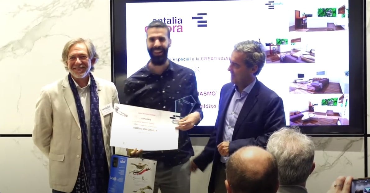 Las alumnas Nerea Fernández y Edurne Molinero se hacen con el 3º Premio en el Concurso Antalia Decora y Asier Moreno la mención a la ‘Creatividad’