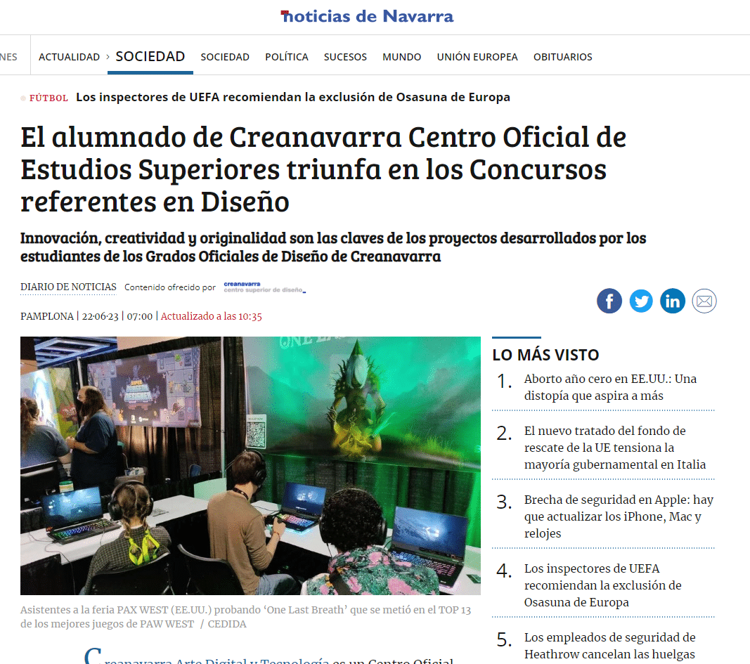 DIARIO DE NOTICIAS CREANAVARRA