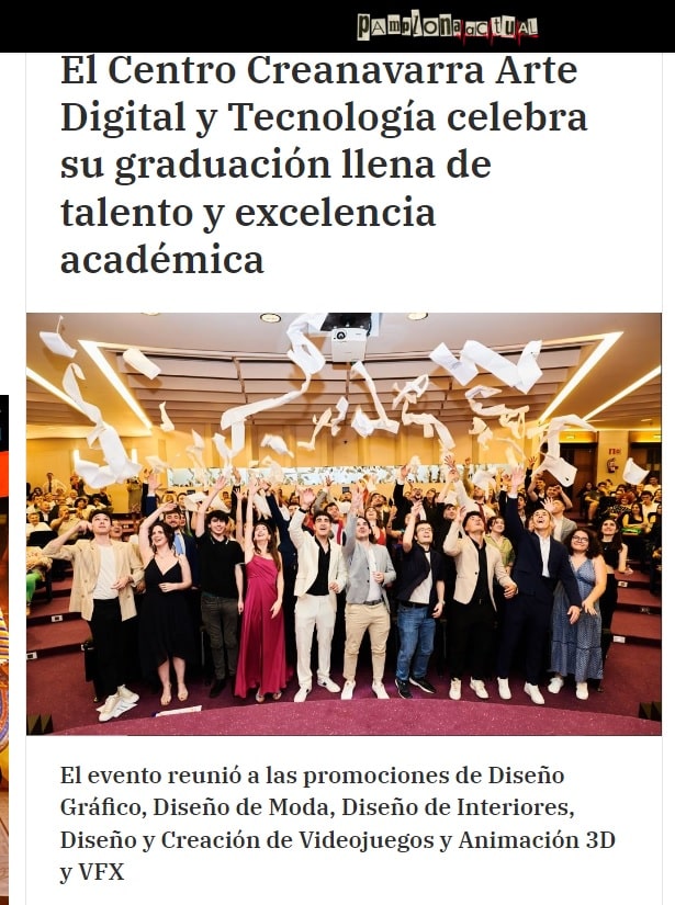 CREANAVARRA GRADUACIÓN PAMPLONA ACTUAL